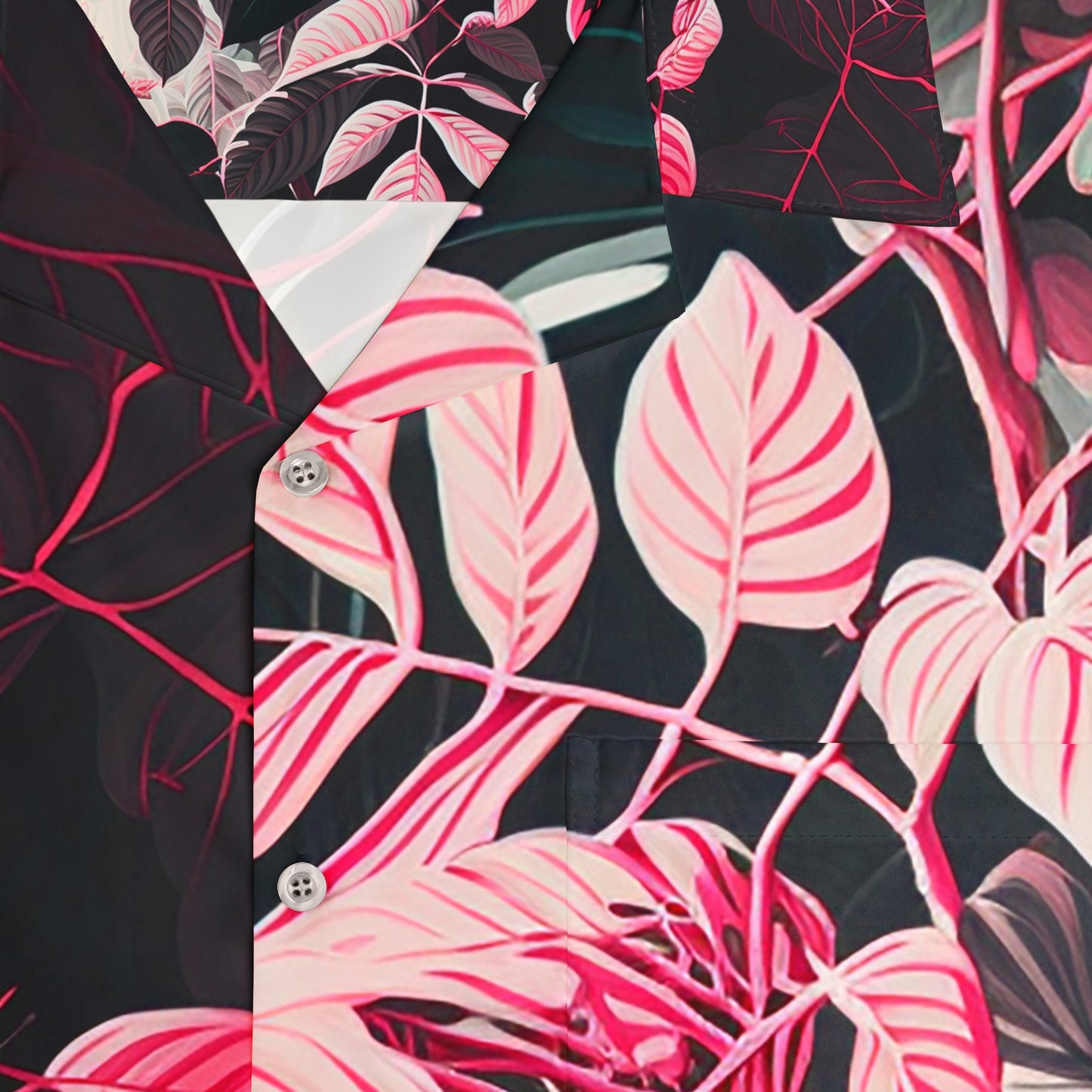 EzPanda® Neon Jungle Canopy: Men's Hawaiian Shirt