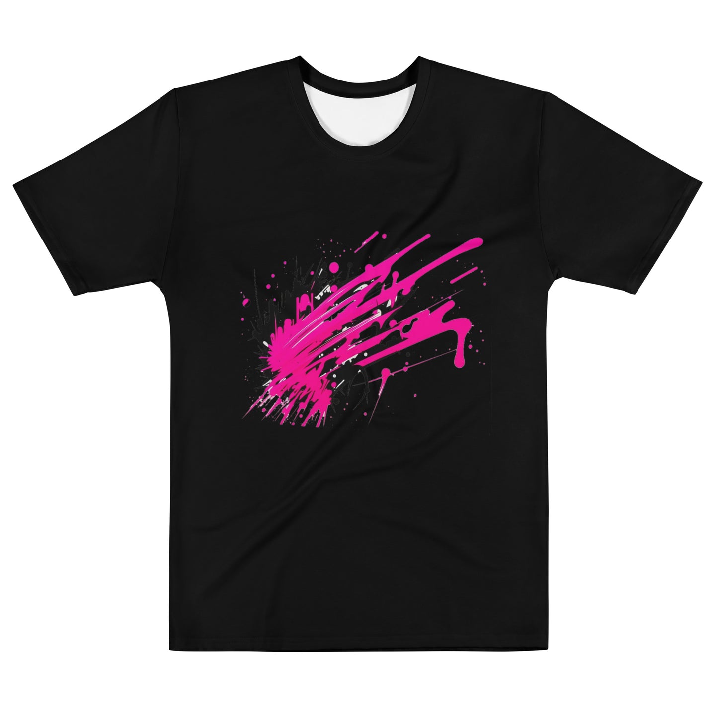 EzPanda® Neon Men's Wave: Graffiti-Style Power Surge Graphic Tee