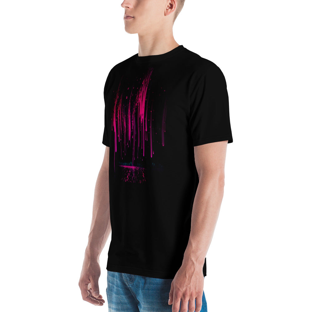 EzPanda® Neon Rain Spectrum: Men's Graphic Tee