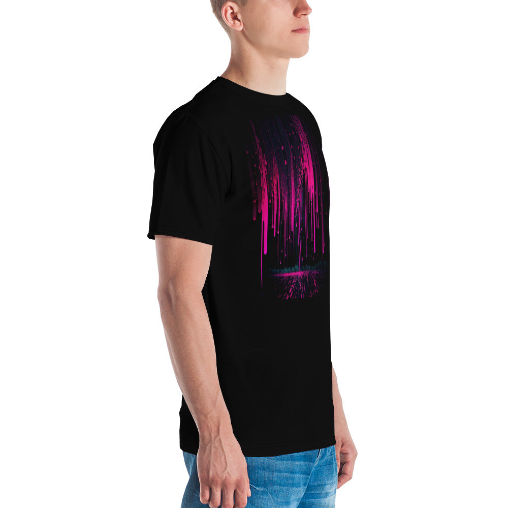 EzPanda® Neon Rain Spectrum: Men's Graphic Tee