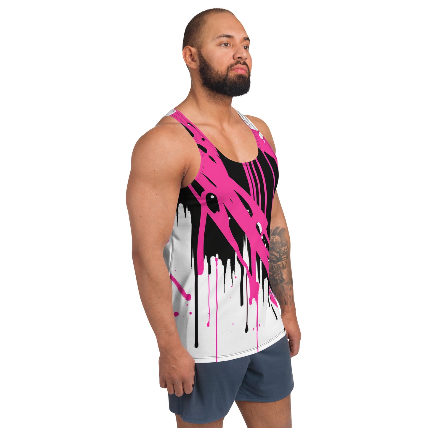 EzPanda® Neon Splash: Men's Tank Top