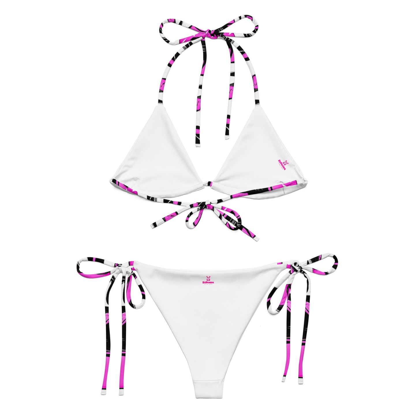 EzPanda® Neon Bamboo Bliss: Artistic Swimwear