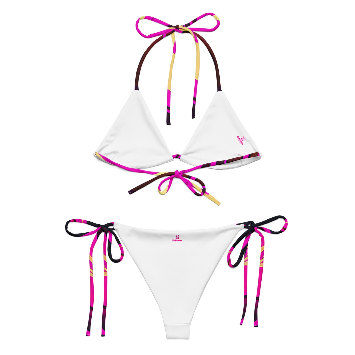 EzPanda® Digital Euphoria: Neon Pink Two-Piece Bikini