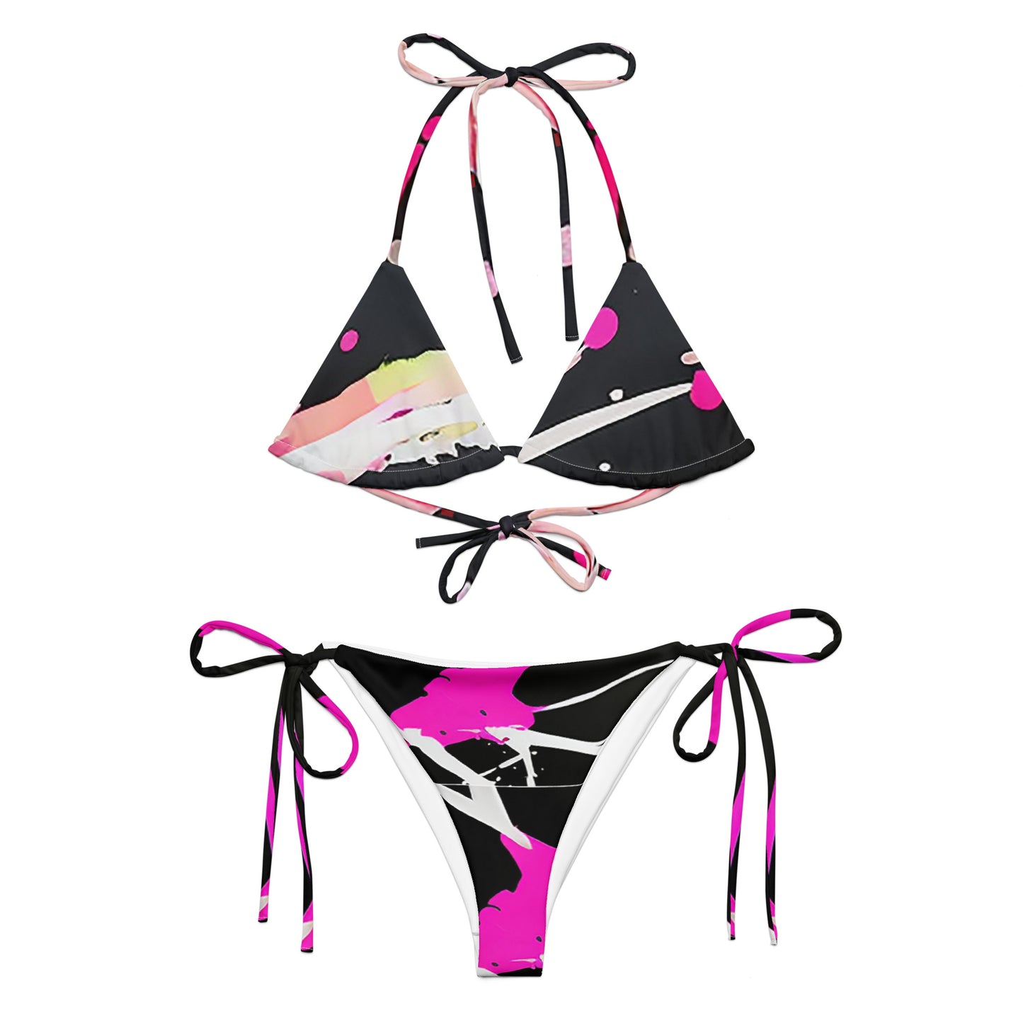 EzPanda® Neon Nights: Abstract Art Bikini