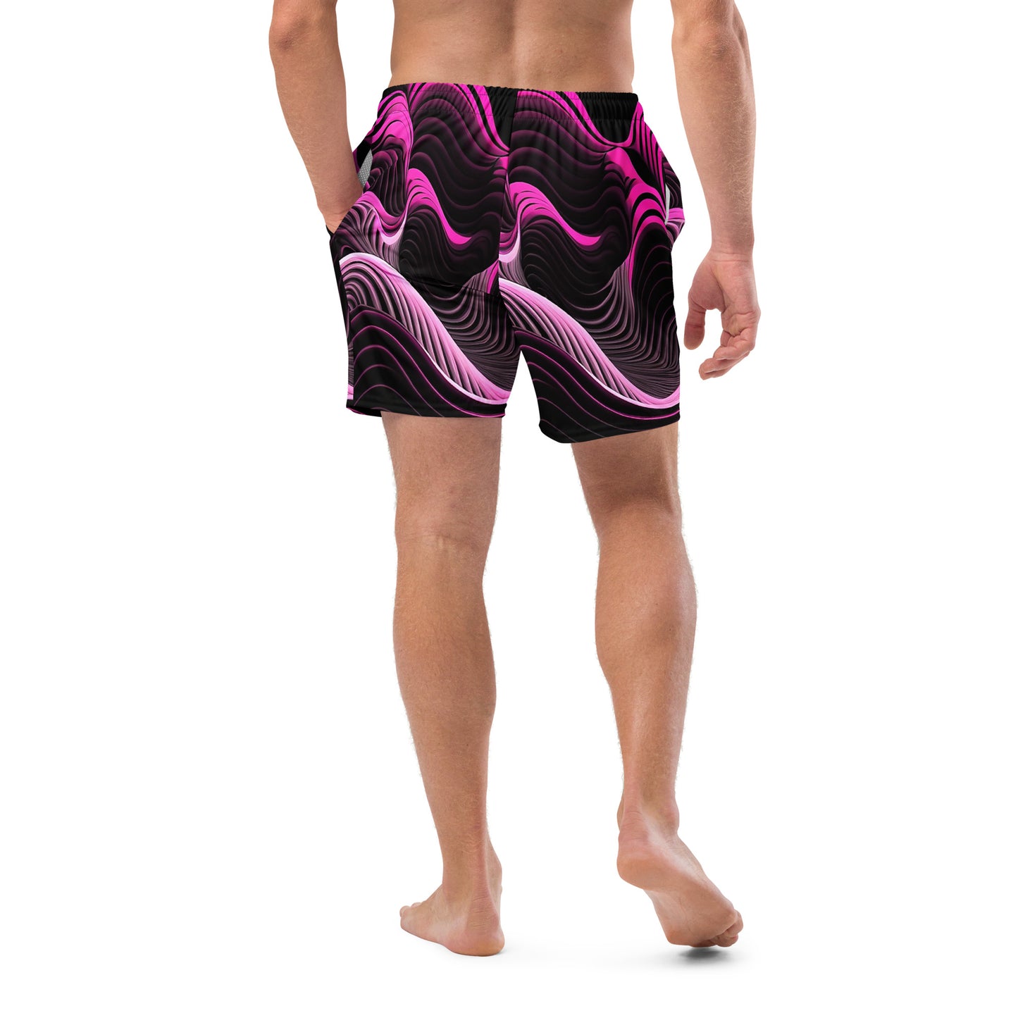 EzPanda® Emotion Waves: Men's Swim Trunks