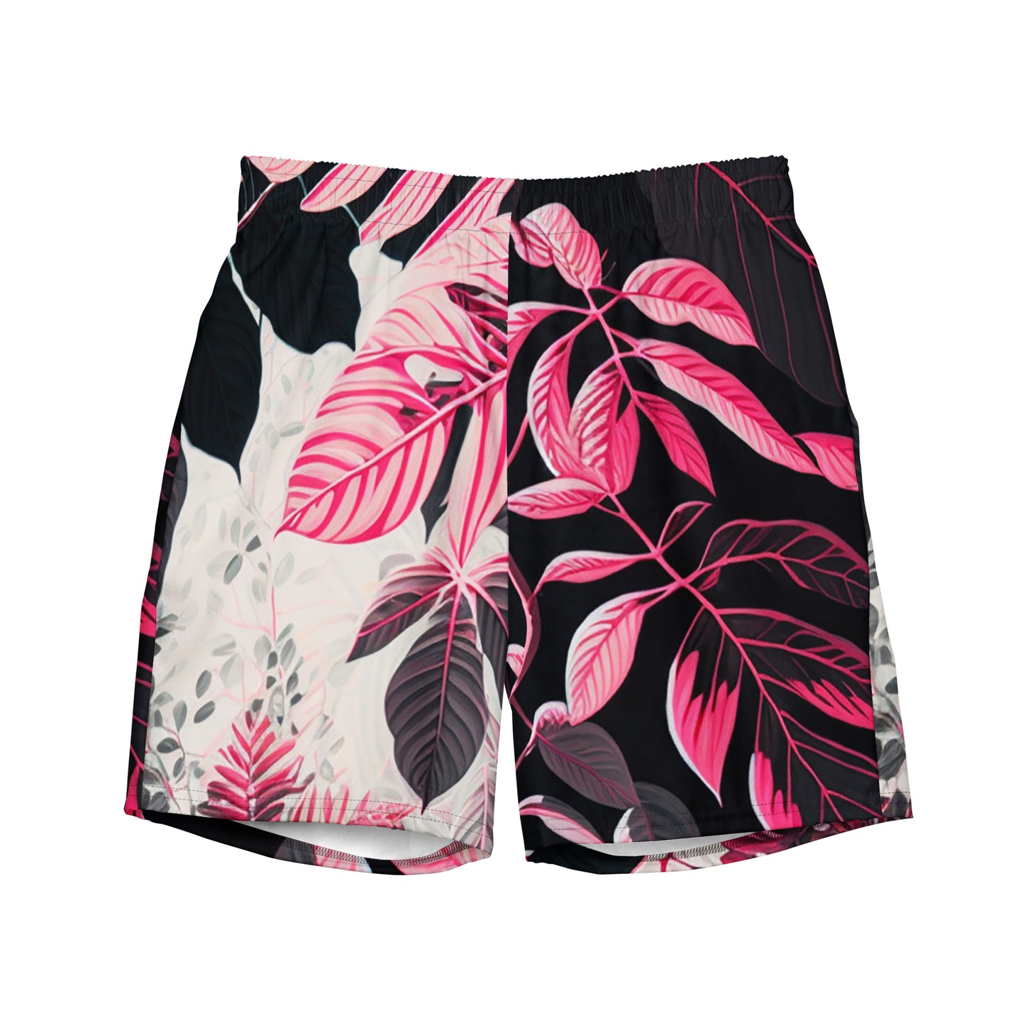 EzPanda® Neon Jungle Canopy: Men's Swim Trunks