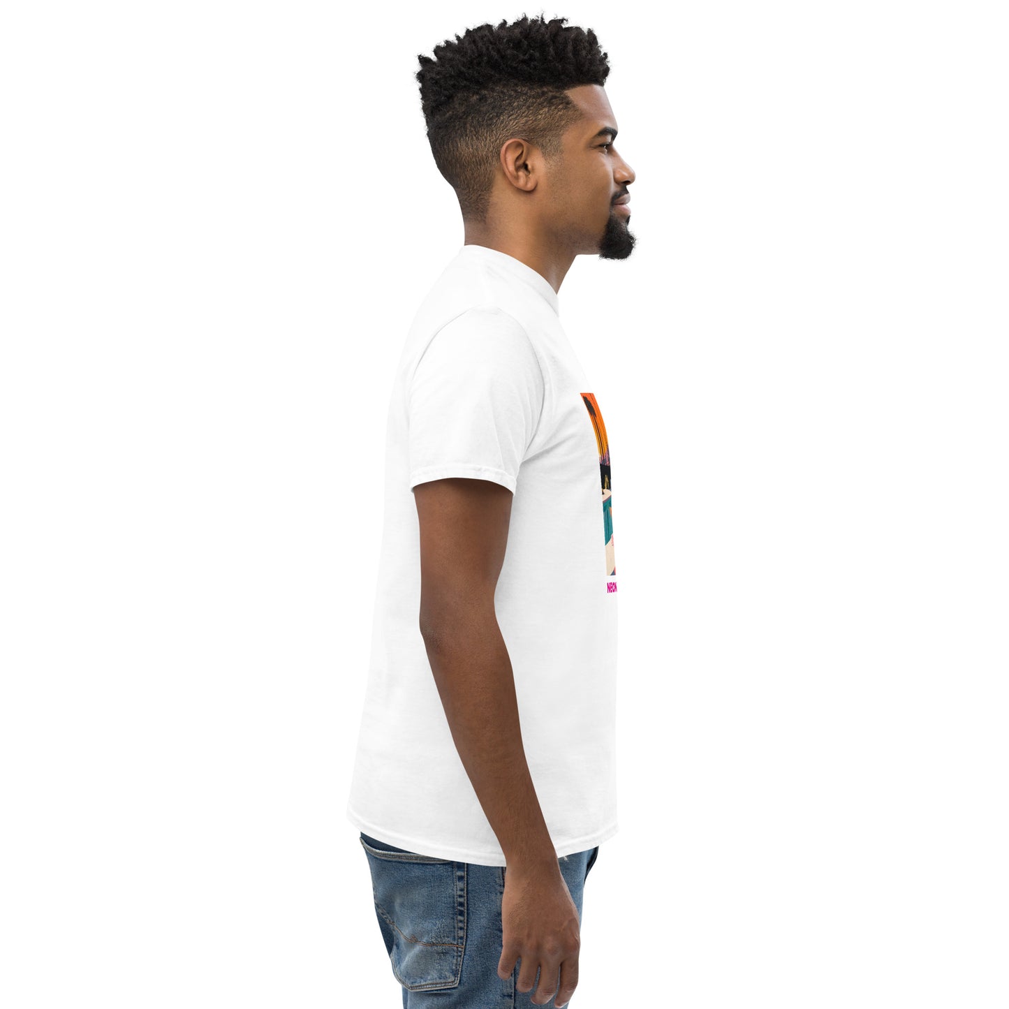 EzPanda® Neon Poolside Reverie: Men's Graphic Tee