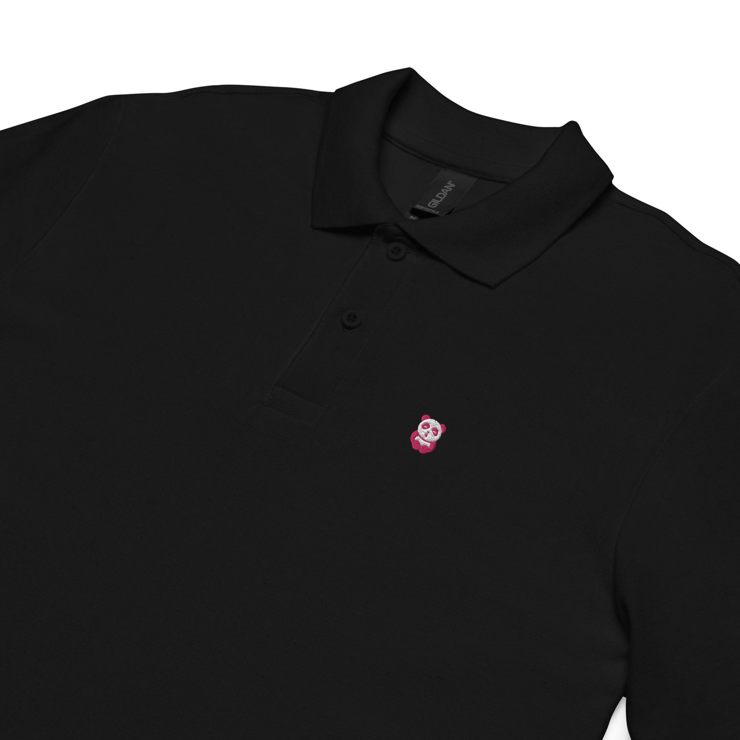 EzPanda® Chic Noir: Unisex Pique Polo Shirt