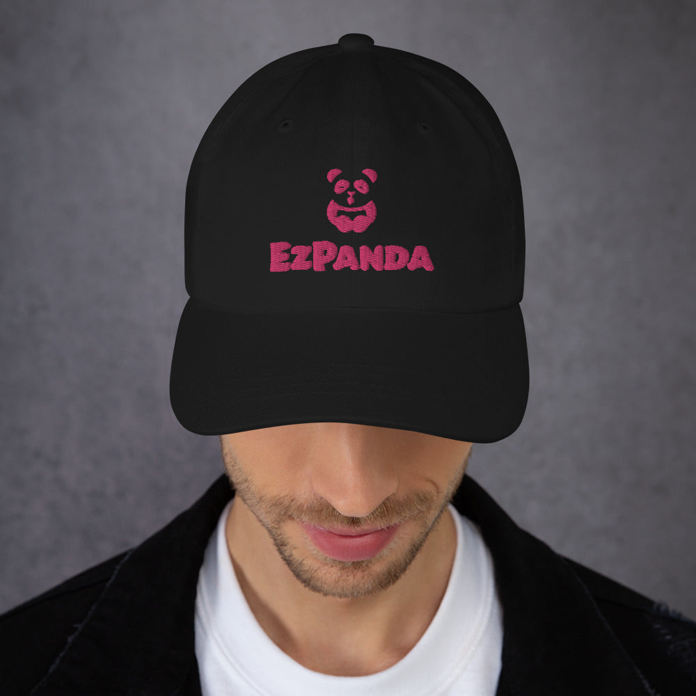 EzPanda® Classic Baseball Cap (Alternate Logo + Name - Transparent Pink)