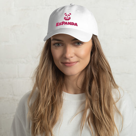EzPanda® Classic Baseball Cap (Alternate Logo + Name - Transparent Pink)