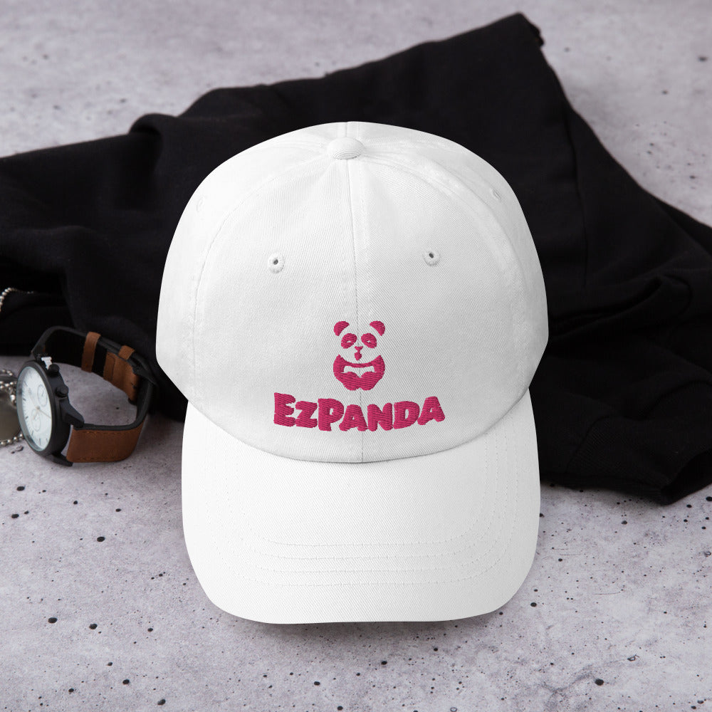 EzPanda® Classic Baseball Cap (Alternate Logo + Name - Transparent Pink)