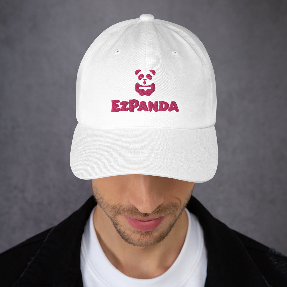 EzPanda® Classic Baseball Cap (Alternate Logo + Name - Transparent Pink)