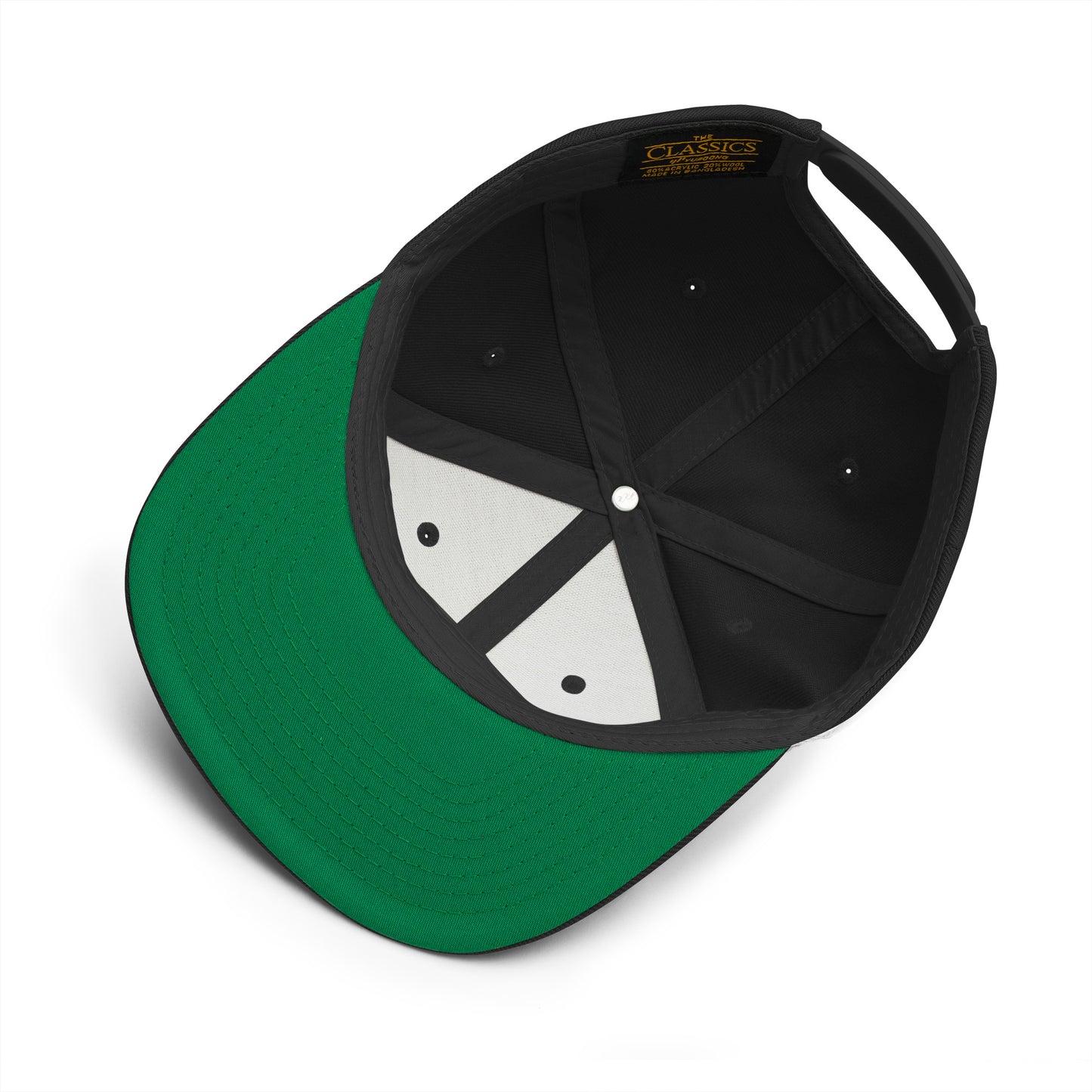 EzPanda® Classic Snapback Hat (Alternate Logo - Transparent Pink - 3D Puff)