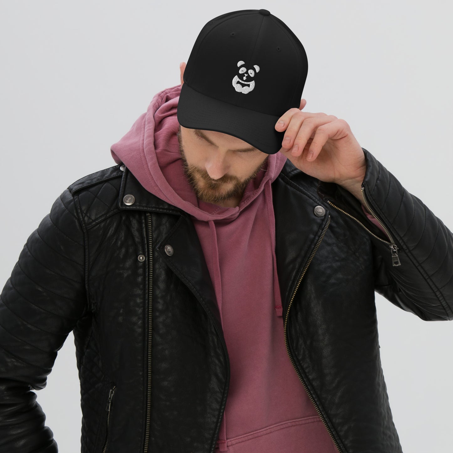 EzPanda® Classic Closed-Back Cap (Alternate Logo - Transparent White)