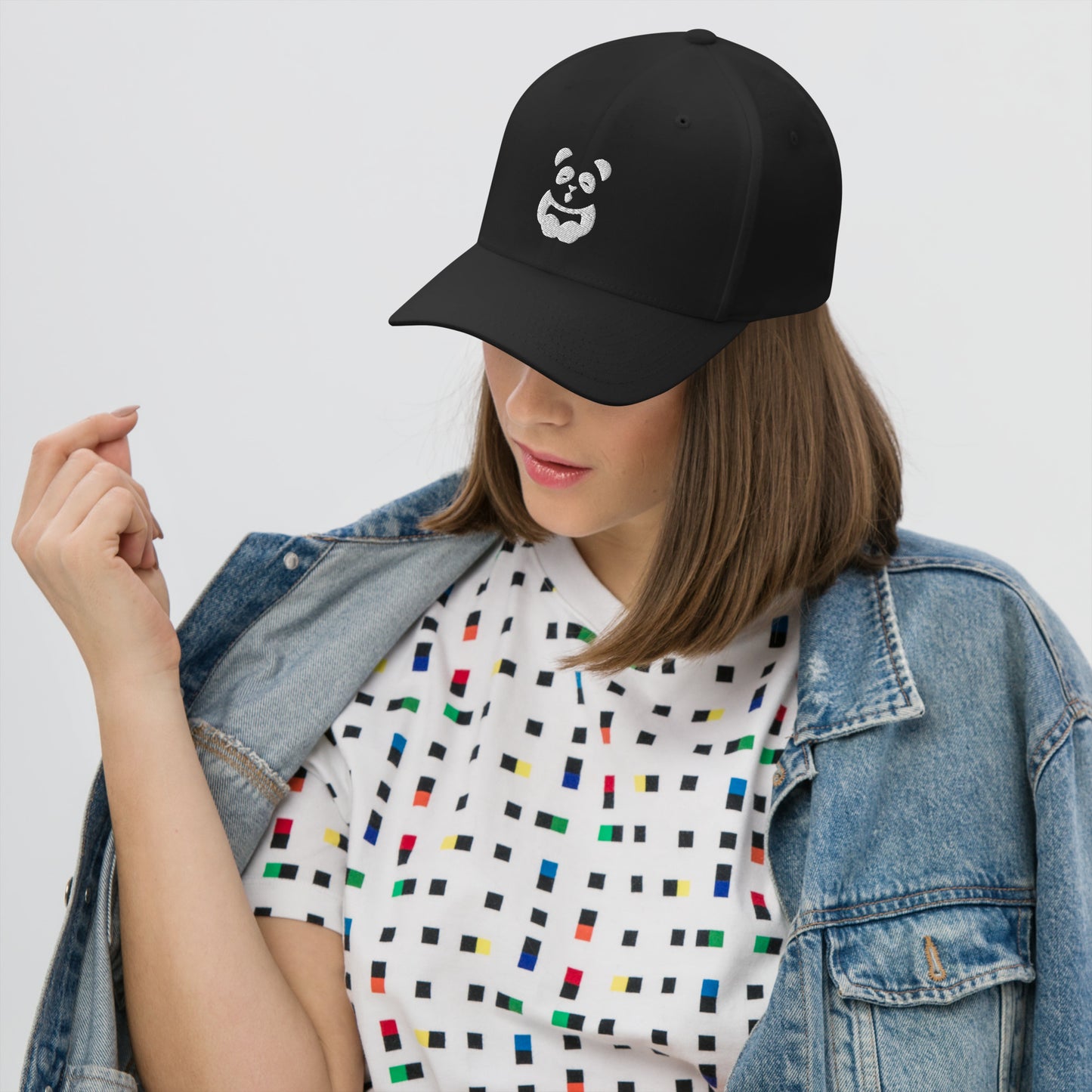 EzPanda® Classic Closed-Back Cap (Alternate Logo - Transparent White)