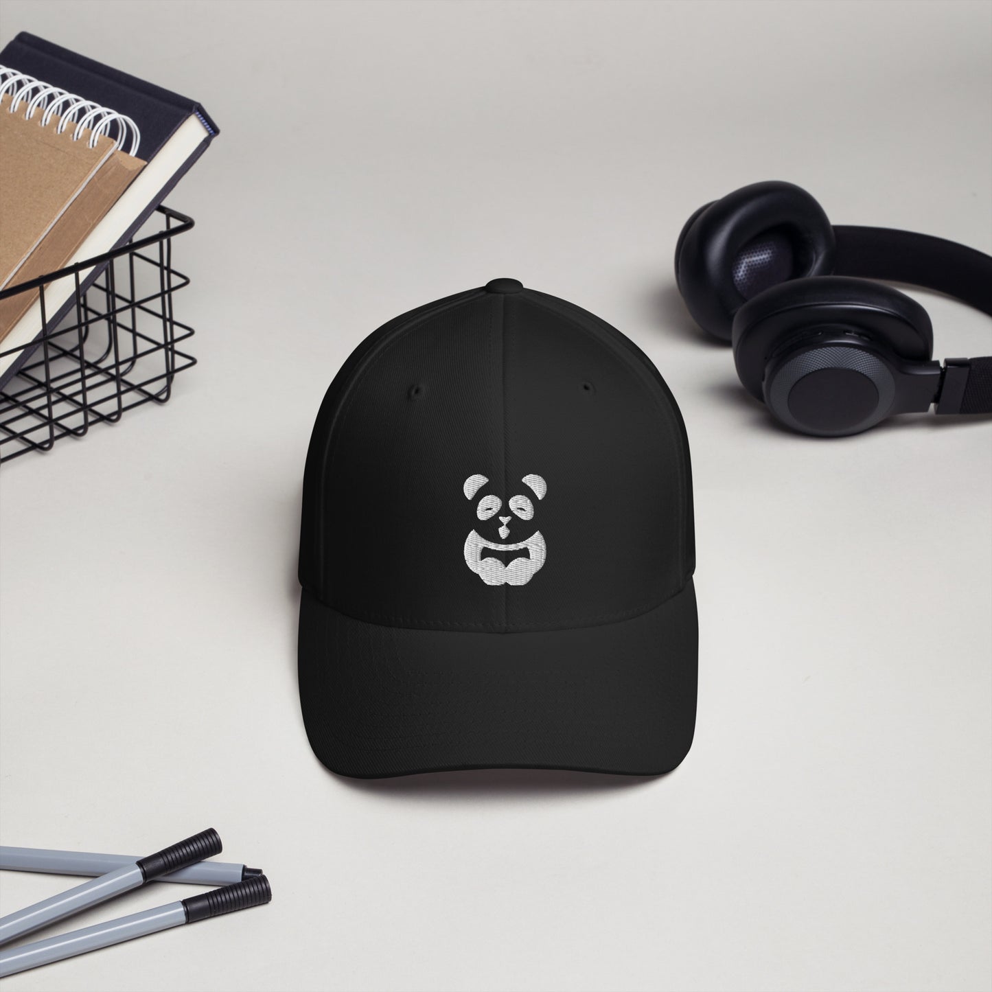 EzPanda® Classic Closed-Back Cap (Alternate Logo - Transparent White)