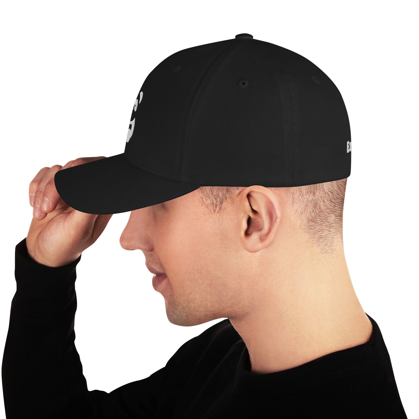 EzPanda® Classic Closed-Back Cap (Alternate Logo - Transparent White)