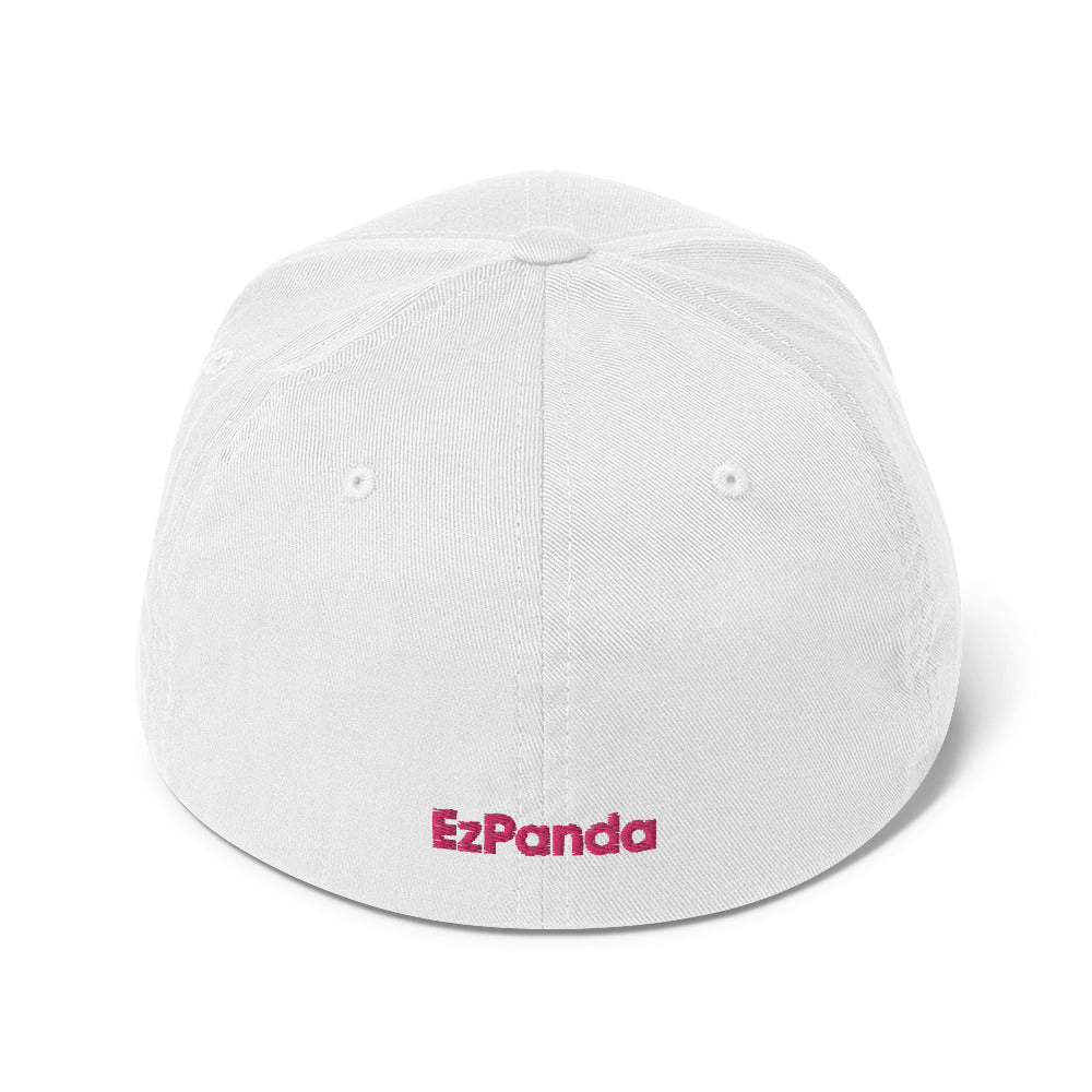 EzPanda® Classic Closed-Back Cap (Original Logo - Transparent Pink)