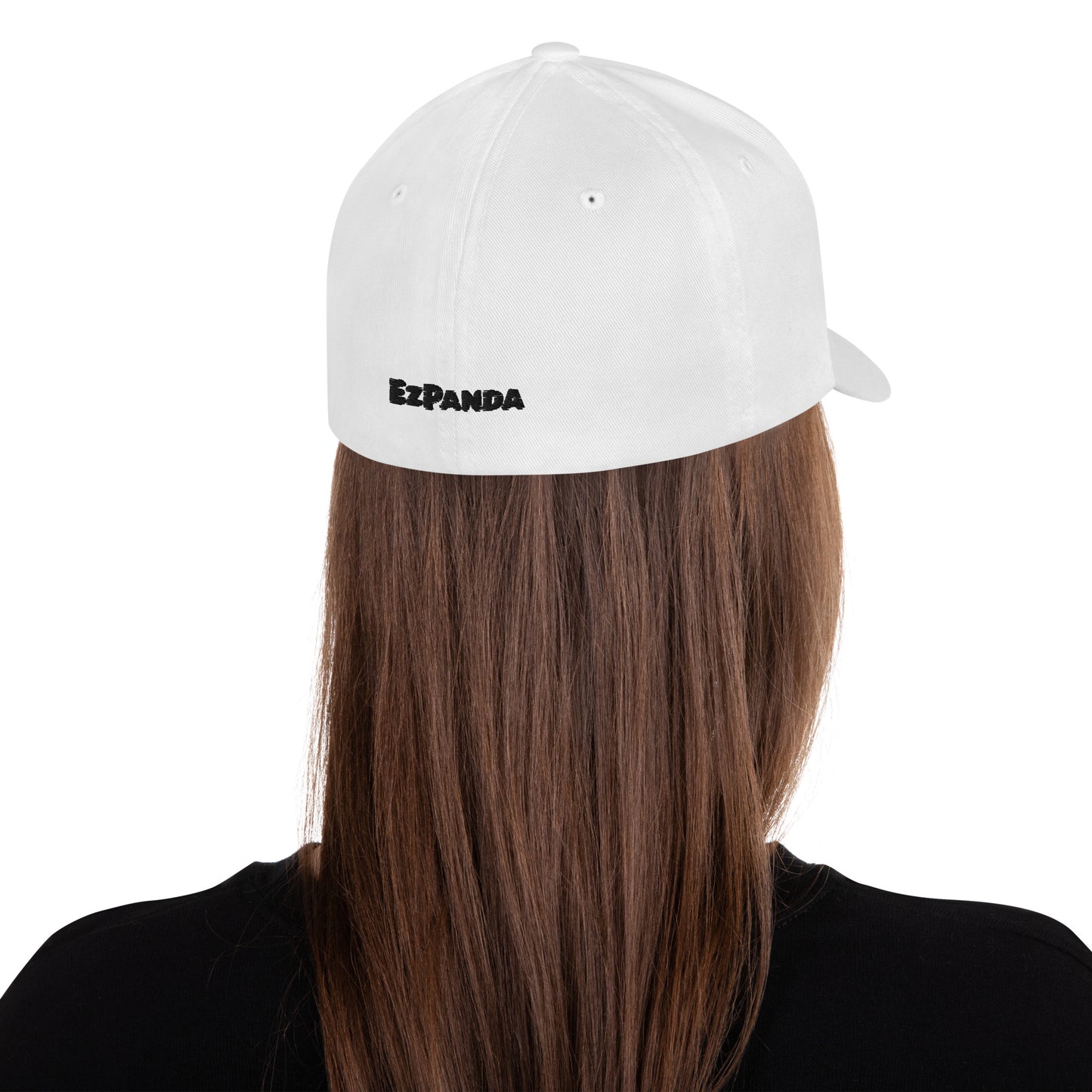 EzPanda® Classic Closed-Back Cap (Alternate Logo - Black and White)