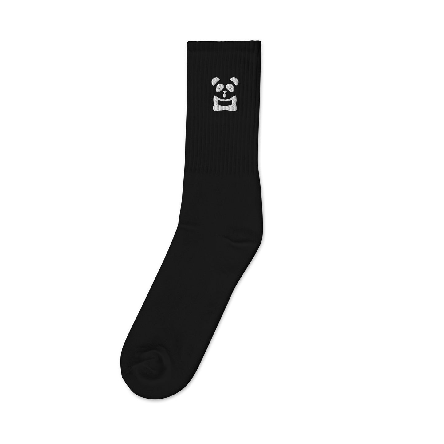 EzPanda® Classic Crew Socks (Original Logo - Transparent White)
