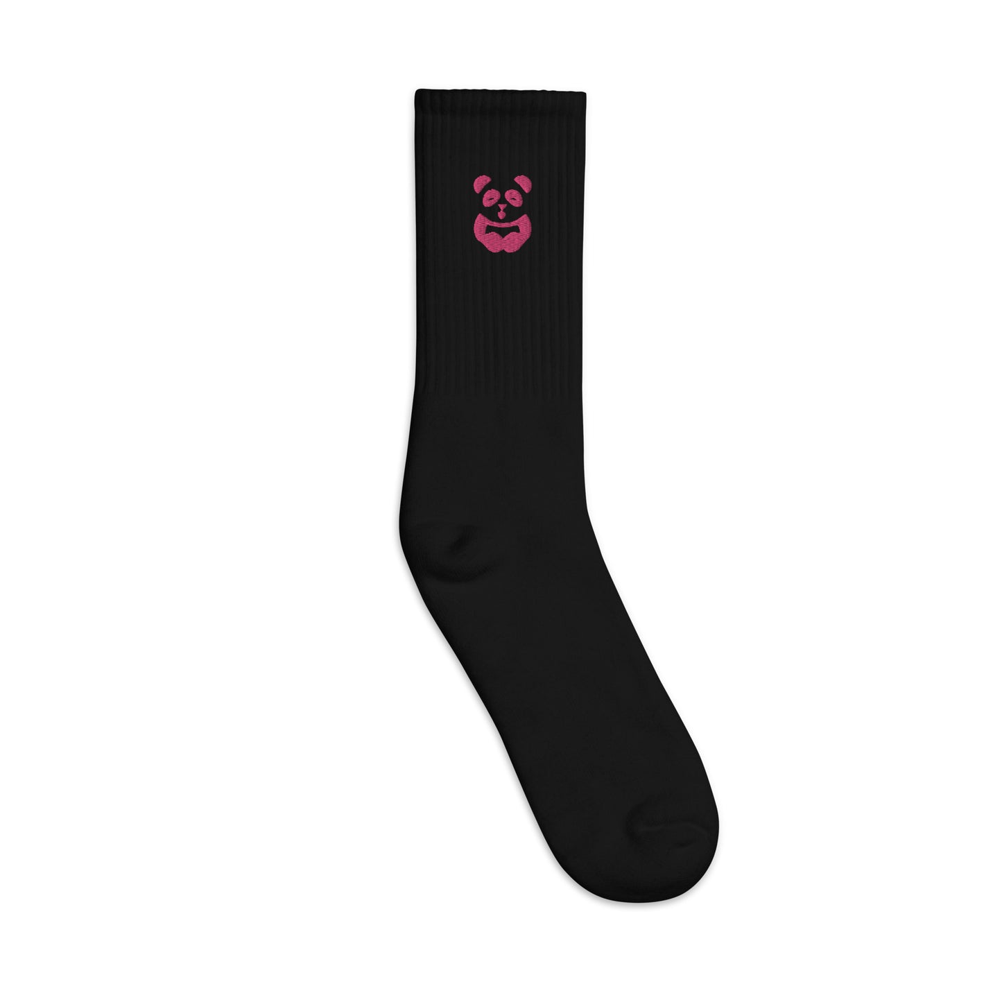 EzPanda® Classic Crew Socks (Original Logo - Transparent Pink)
