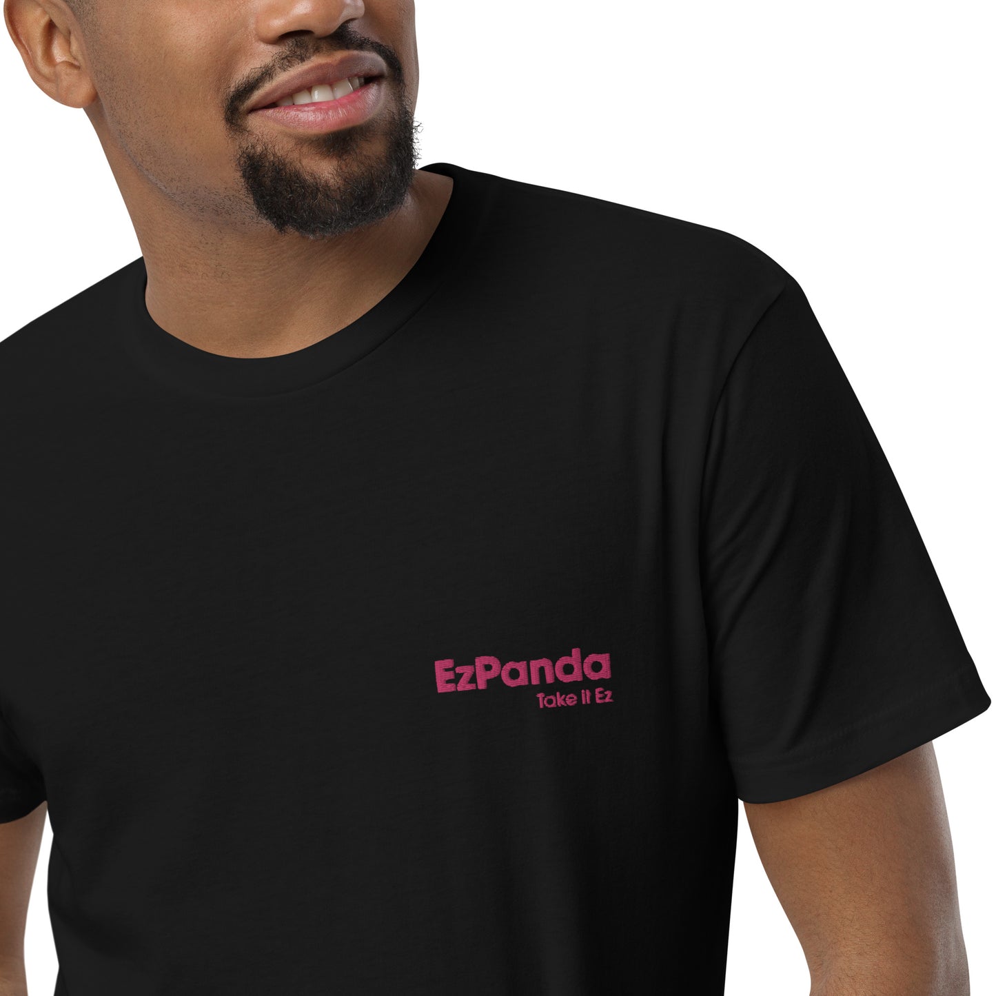 EzPanda® Men's Fitted T-Shirt (Original Name - Take it Ez)