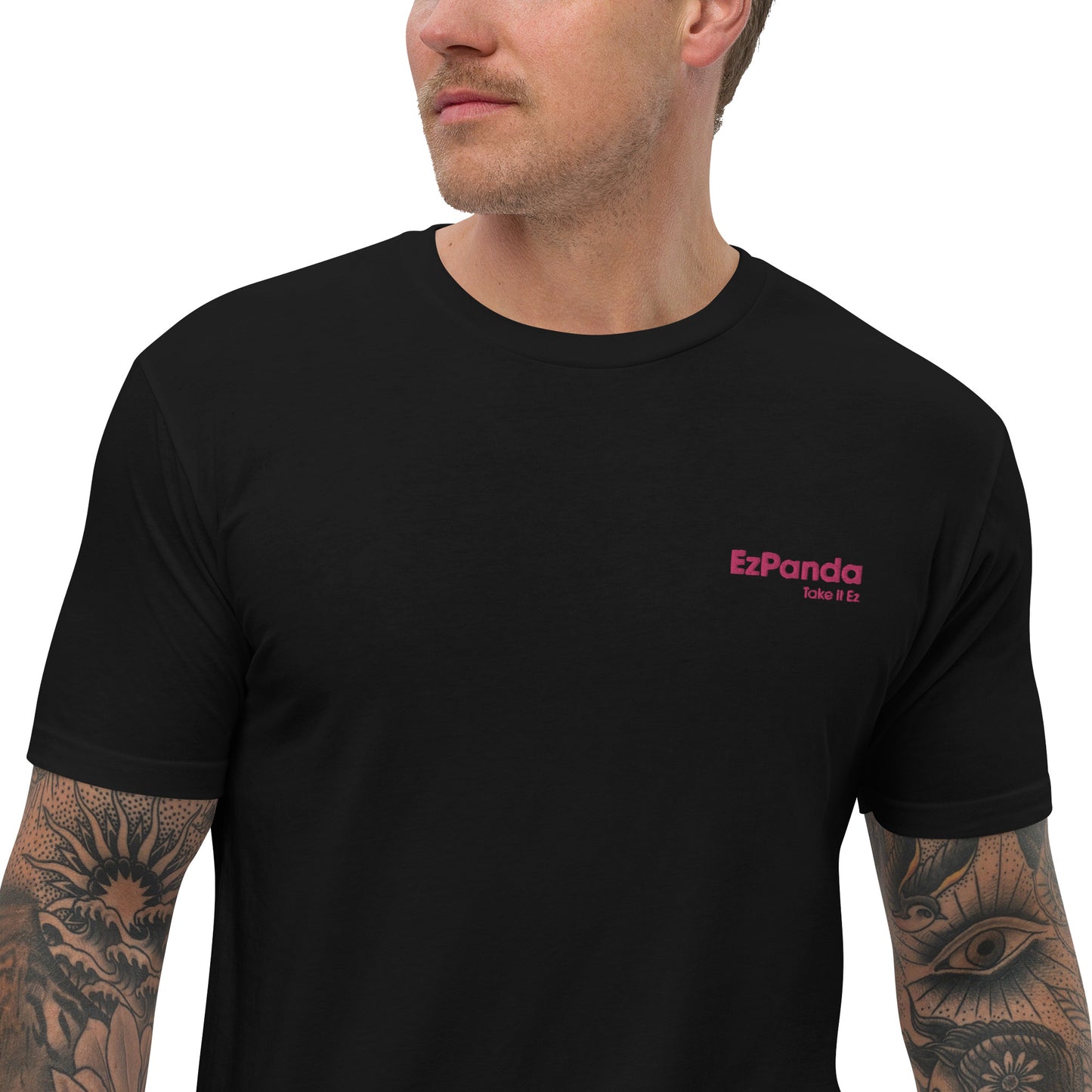 EzPanda® Men's Fitted T-Shirt (Original Name - Take it Ez)