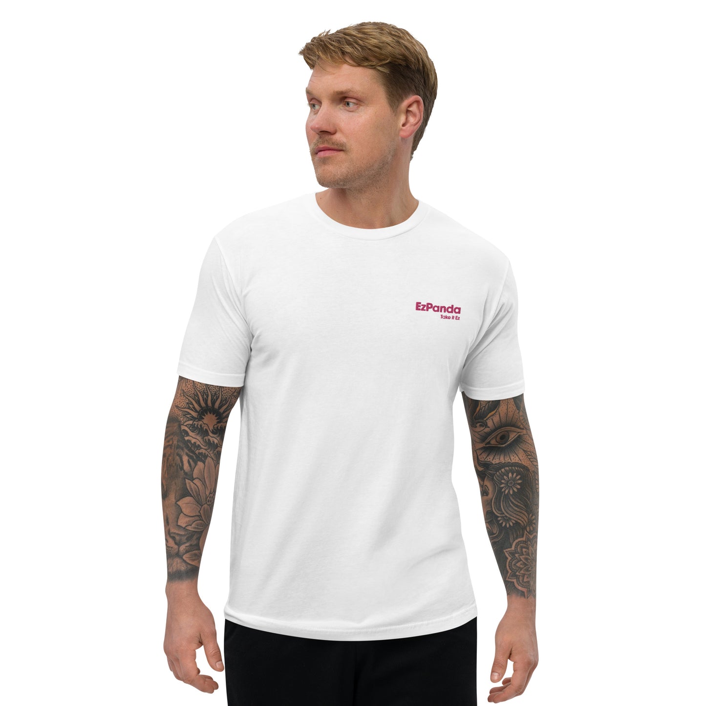 EzPanda® Men's Fitted T-Shirt (Original Name - Take it Ez)