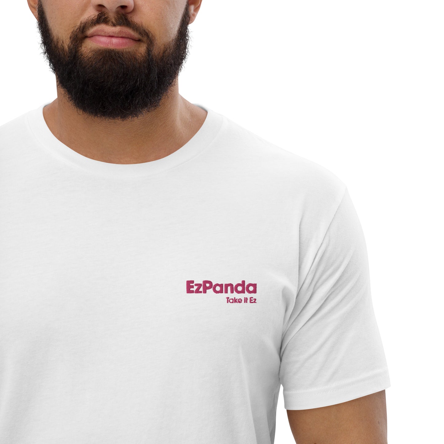EzPanda® Men's Fitted T-Shirt (Original Name - Take it Ez)
