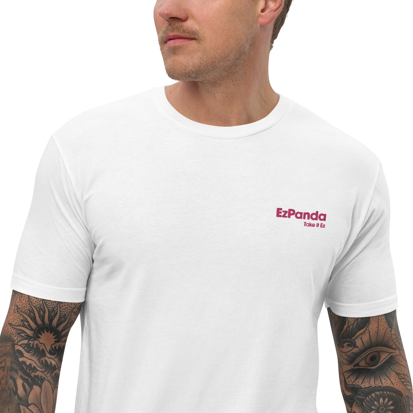 EzPanda® Men's Fitted T-Shirt (Original Name - Take it Ez)