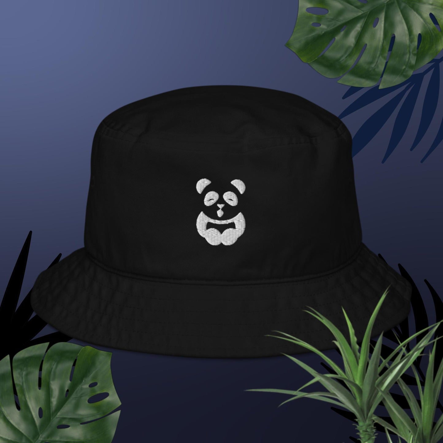 EzPanda® Classic Eco-Friendly Bucket Hat (Alternate Logo - Transparent White)