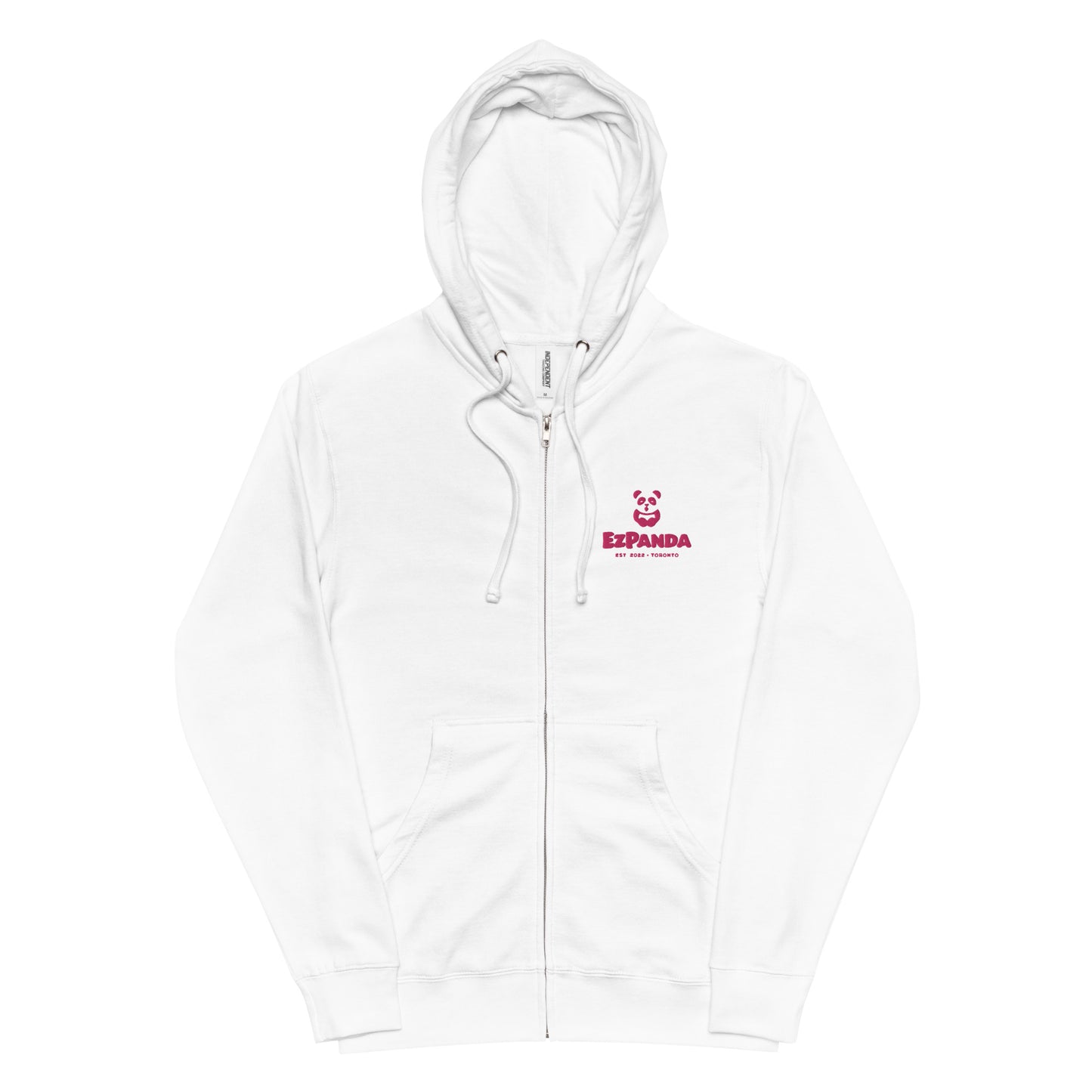 EzPanda® Unisex Classic Fleece Zip Up Hoodie (Alternate Logo - Transparent - Toronto)