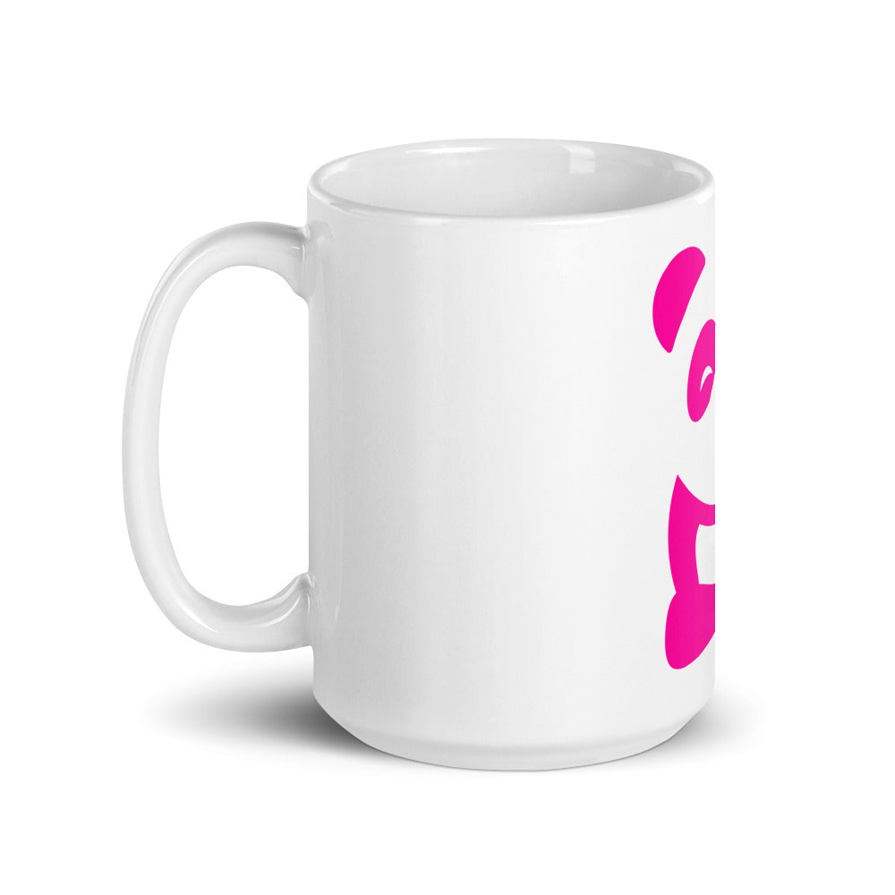 EzPanda® Classic Coffee Mug (Original Logo - Transparent Pink)