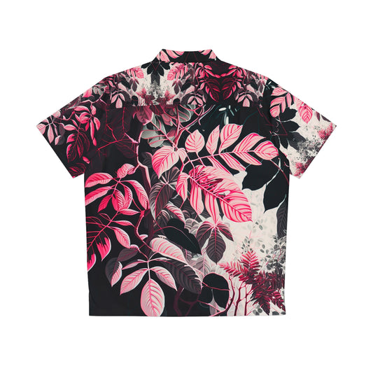 EzPanda® Neon Jungle Canopy: Men's Hawaiian Shirt