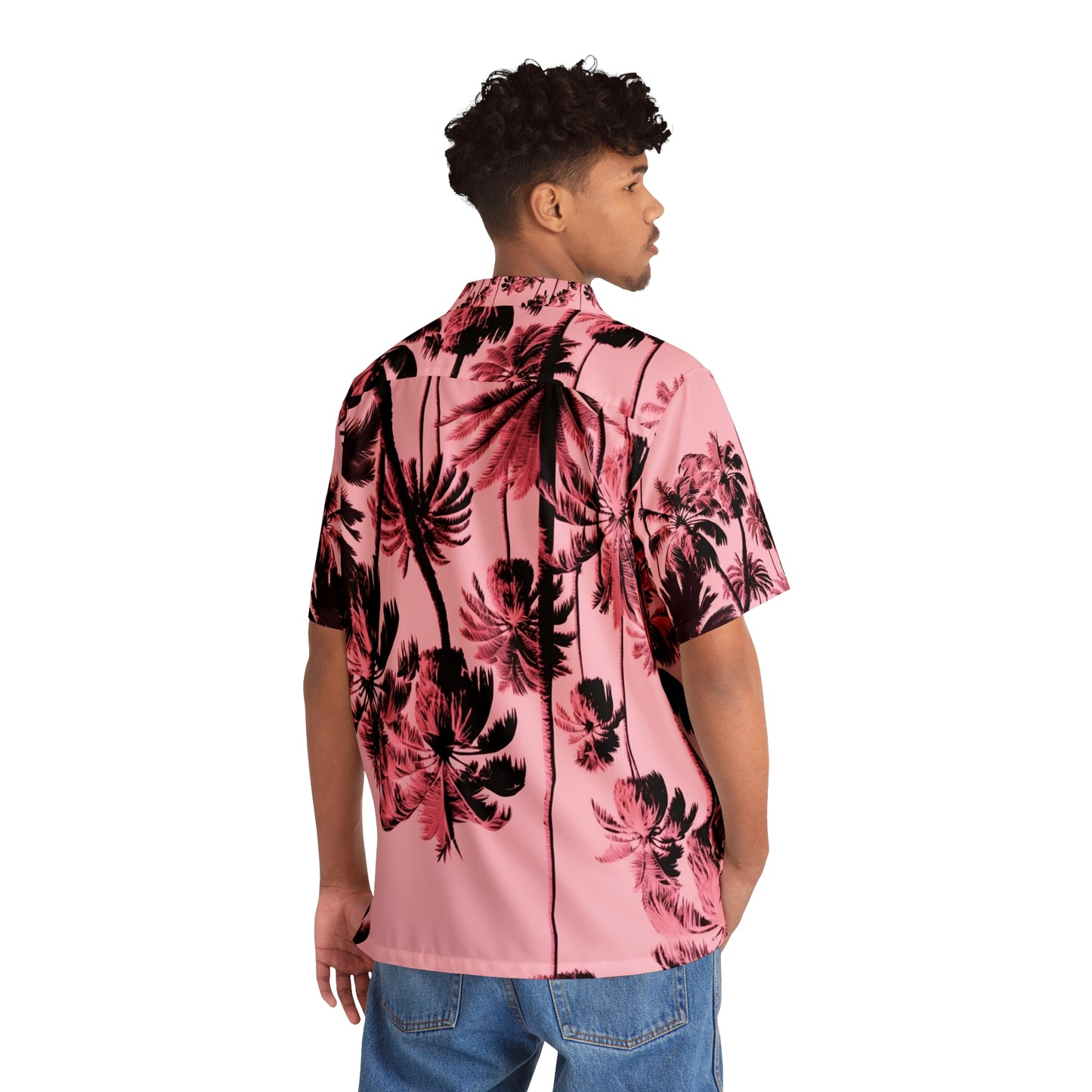 EzPanda® Pink Paradise: Men's Hawaiian Shirt