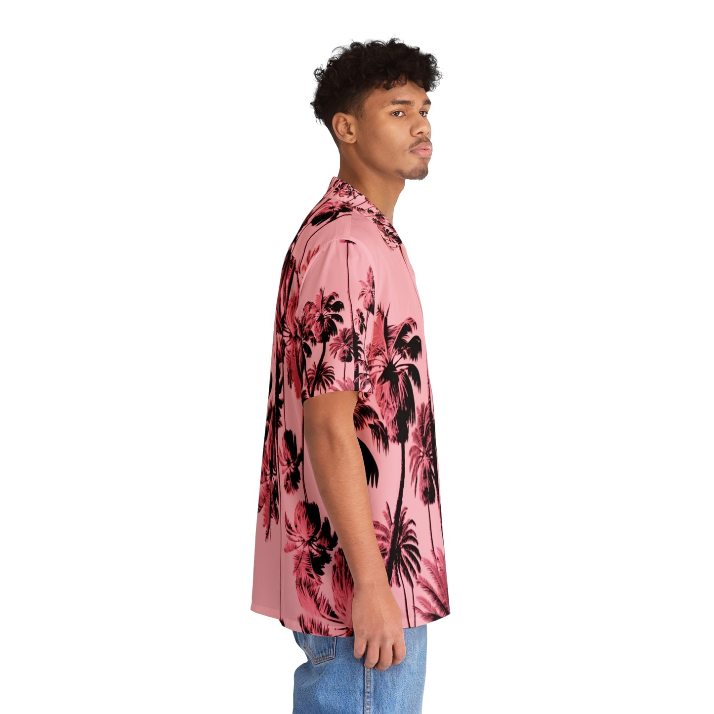 EzPanda® Pink Paradise: Men's Hawaiian Shirt