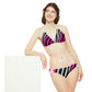 EzPanda® Neon Safari Stripes: Strappy Bikini Set