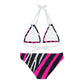EzPanda® Neon Safari Stripes: Strappy Bikini Set