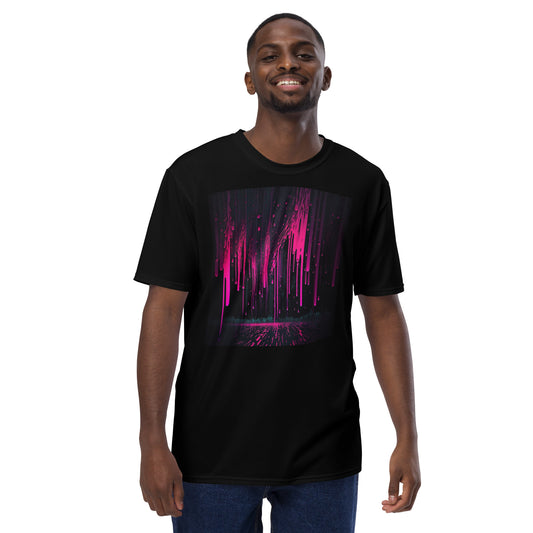 EzPanda® Neon Rain Spectrum: Men's Graphic Tee