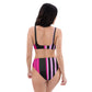 EzPanda® Neon Barcode: High-Waisted Bikini