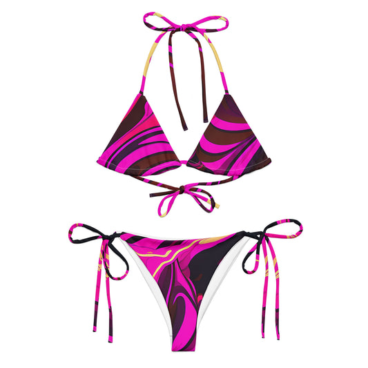 EzPanda® Digital Euphoria: Neon Pink Two-Piece Bikini