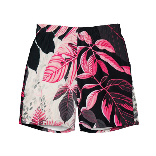 EzPanda® Neon Jungle Canopy: Men's Swim Trunks