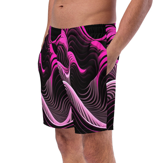 EzPanda® Emotion Waves: Men's Swim Trunks