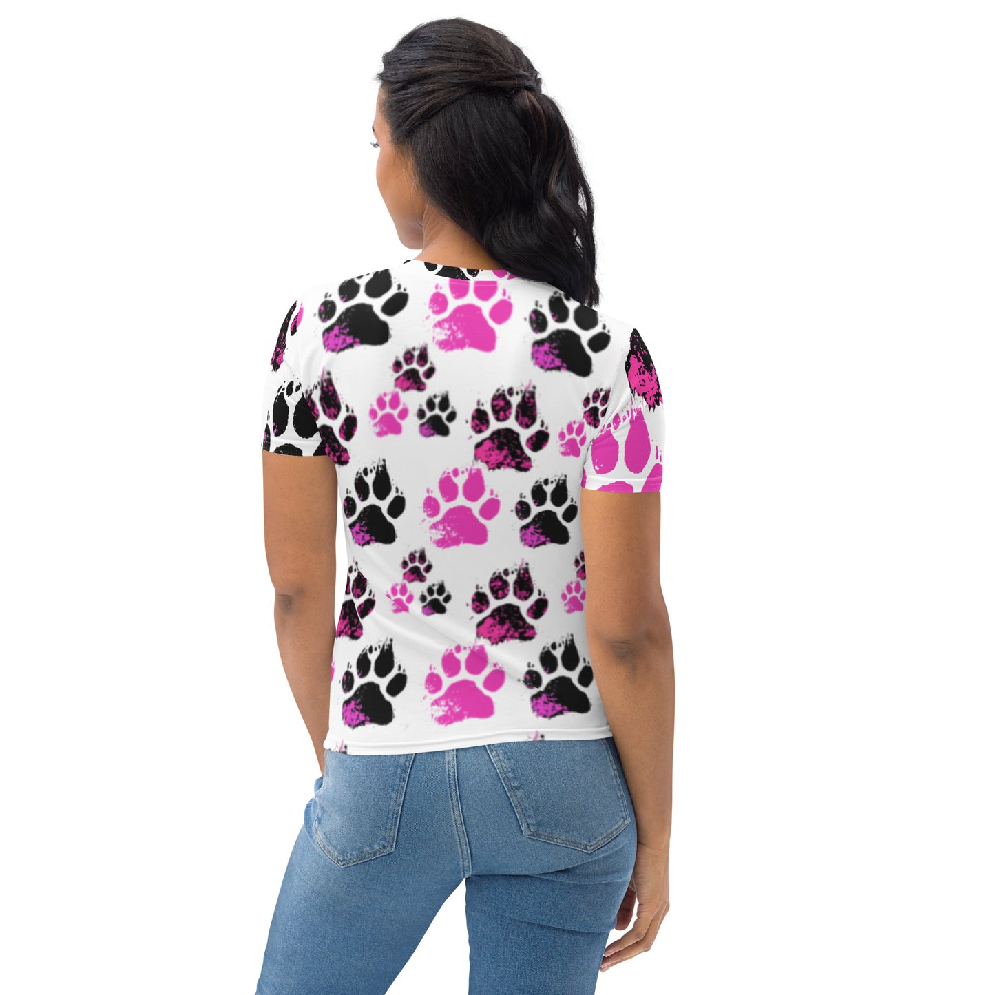 EzPanda® Neon Paw Parade: Women's Graphic Tee