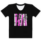 EzPanda® Abstract Bamboo Essence: Neon Graffiti Women's Graphic Tee