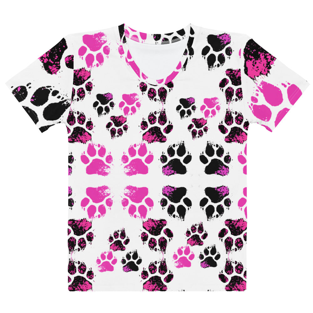 EzPanda® Neon Paw Parade: Women's Graphic Tee