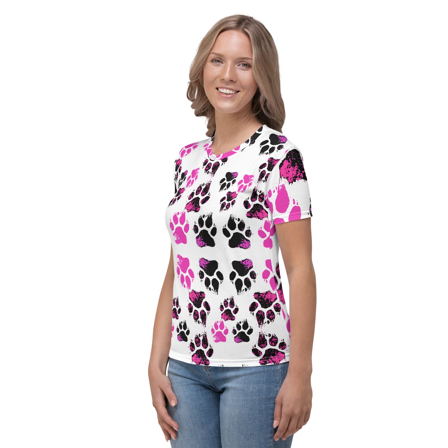 EzPanda® Neon Paw Parade: Women's Graphic Tee
