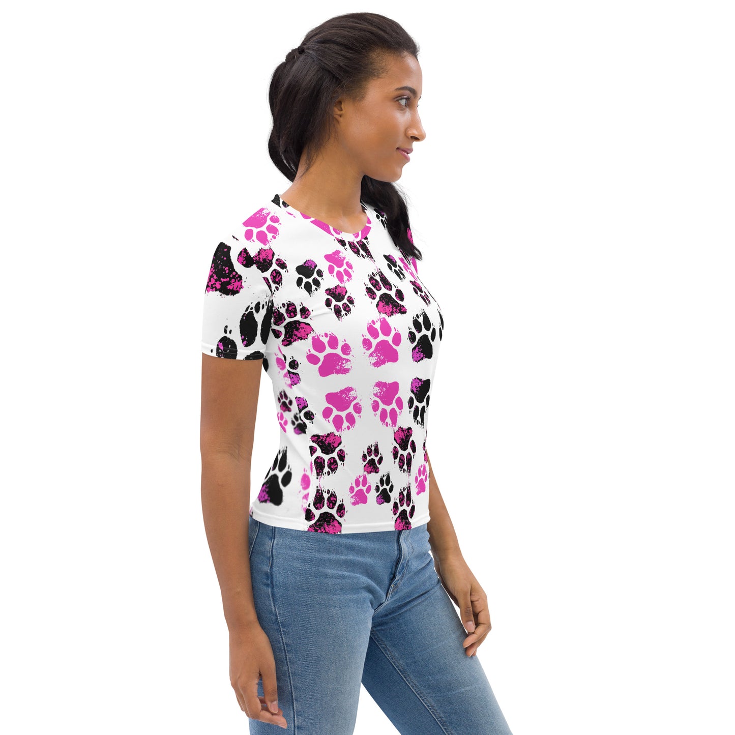 EzPanda® Neon Paw Parade: Women's Graphic Tee