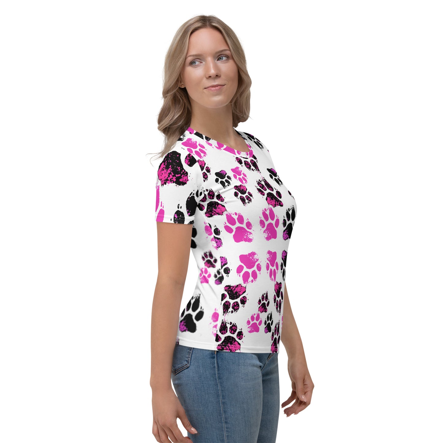 EzPanda® Neon Paw Parade: Women's Graphic Tee