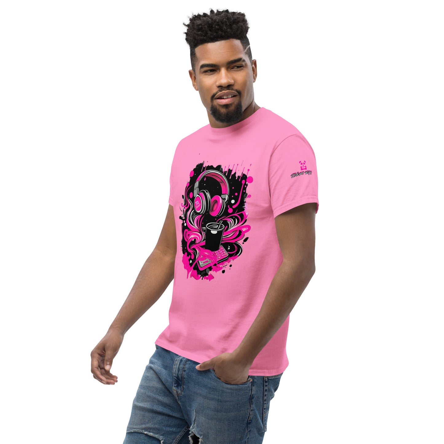 EzPanda® Neon Team WFH Base: Men’s Graffiti Tee